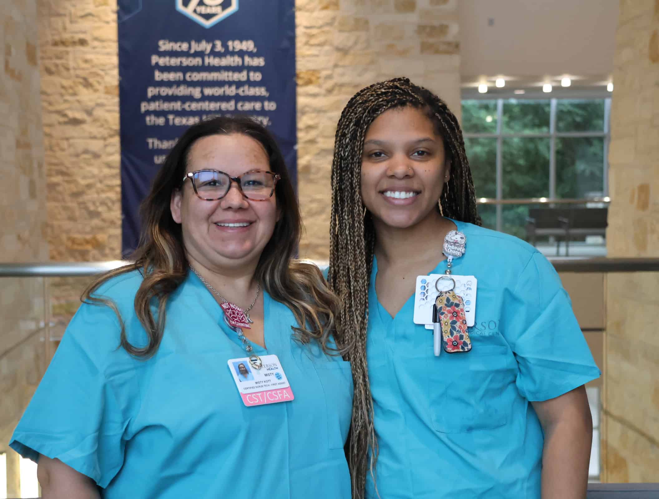 healthcare team at peterson health
