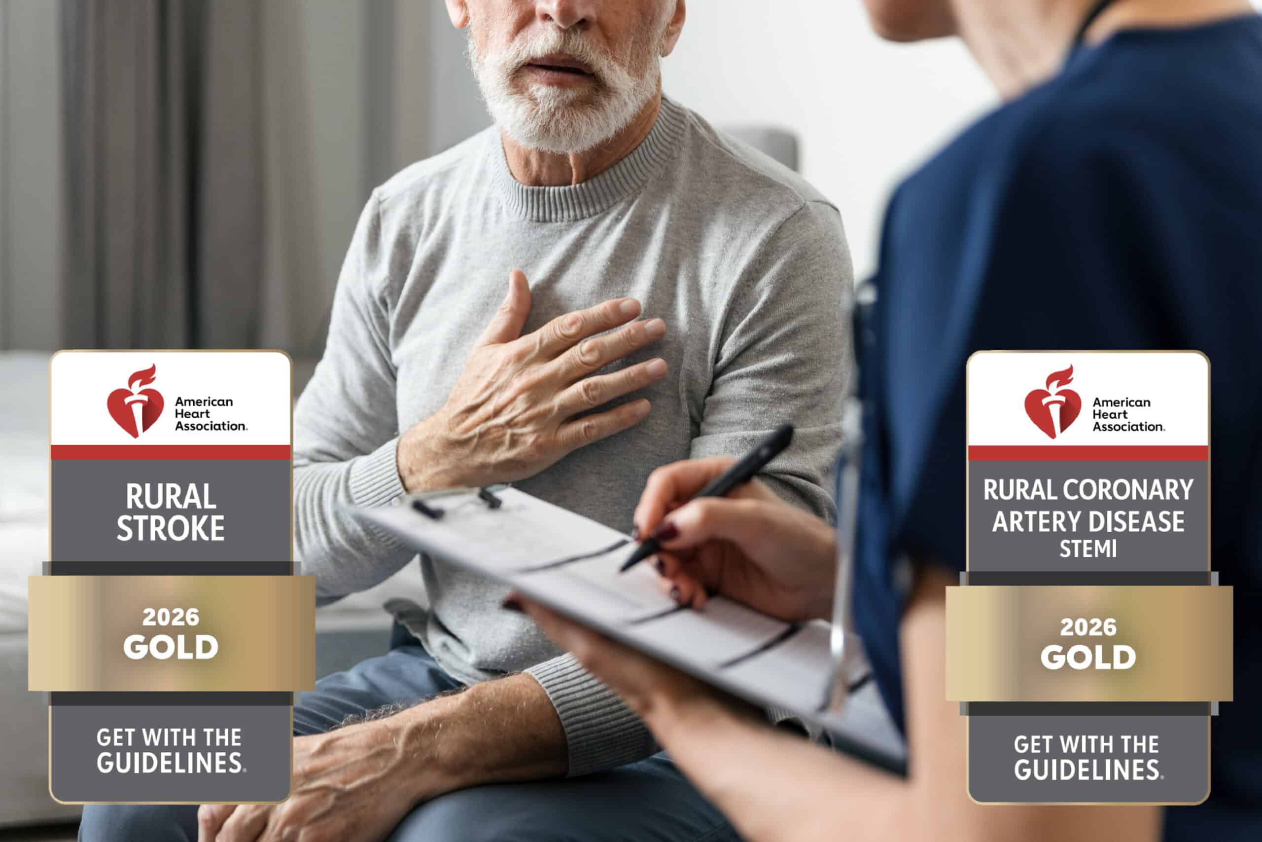 heart care patient with cardiologist