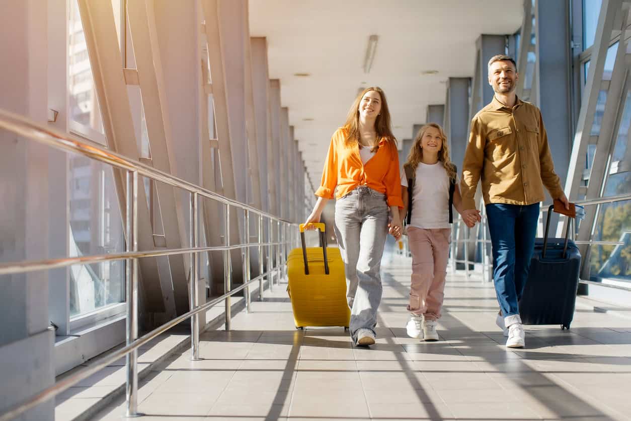 Family Traveling and staying healthy